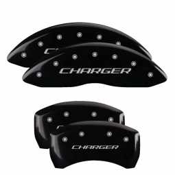 MGP Caliper Covers for 2011-2018 Dodge Charger V6 (Black)