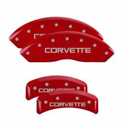 MGP Caliper Covers for 1988-1996 C4 Corvette (Red)