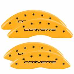 MGP Caliper Covers 2006-2013 C6 Corvette Z06 and Grand Sport (Yellow)