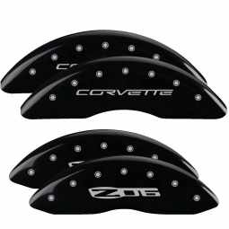 MGP Caliper Covers 2006-2013 C6 Corvette Z06 and Grand Sport (Black)