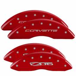 MGP Caliper Covers 2006-2013 C6 Corvette Z06 and Grand Sport (Red)