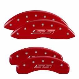 MGP Caliper Covers for 2010-2015 Chevrolet Camaro SS (Red)