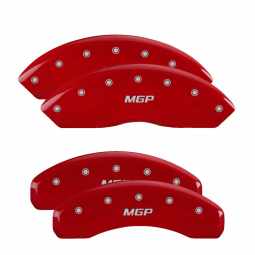 MGP Caliper Covers for Audi A4, A5 A6, S6, Q5, Allroad (Red)