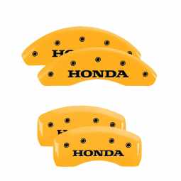 MGP Caliper Covers 2002-2003 Honda Civic Si (Yellow)