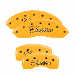 MGP Caliper Covers for Cadillac STS (Yellow)