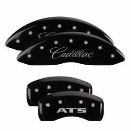 MGP Caliper Covers for Cadillac ATS (Black)
