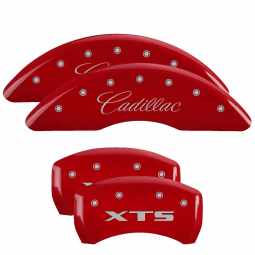 MGP Caliper Covers for Cadillac XTS (Red)