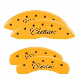 MGP Caliper Covers for Cadillac CTS (Yellow)