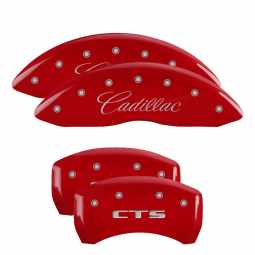 MGP Caliper Covers 2014-2017 Cadillac CTS V-Sport (Red)