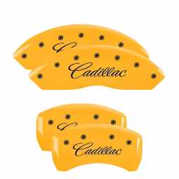 MGP Caliper Covers for Cadillac XT5 (Yellow)