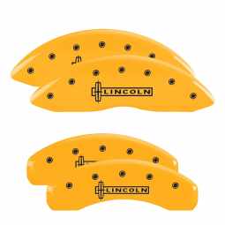 MGP Caliper Covers for Lincoln Town Car (Yellow)