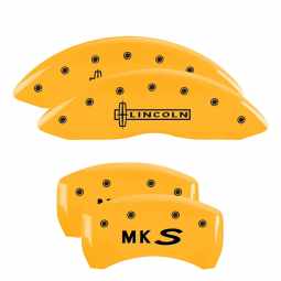 MGP Caliper Covers for Lincoln MKS (Yellow)