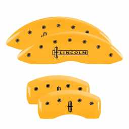 MGP Caliper Covers for Lincoln Continental (Yellow)