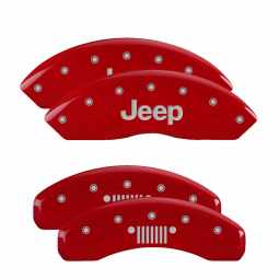 MGP Caliper Covers Jeep Wrangler (Red)