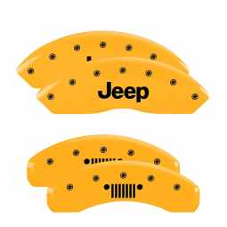MGP Caliper Covers for Jeep Liberty (Yellow)