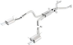Borla 140389 3 inch Cat Back Exhaust with X Pipe for Mustang GT Coupe