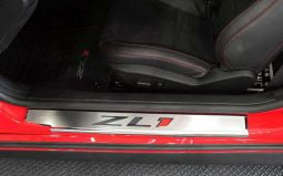 Executive Series ZL1 Color Logo Stainless Door Sills for Camaro ZL1