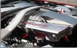 Polished Supercharger Engine Shroud for 2012 2013 Camaro ZL1