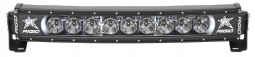 Rigid 32000 20 Inch LED Light Bar Single Row Curved White Backlight Radiance Plus