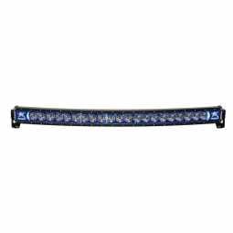 Rigid 34001 40 Inch LED Light Bar Single Row Curved Blue Backlight Radiance Plus