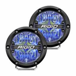 Rigid 36119 360-Series 4 Inch Led Off-Road Drive Beam Blue Backlight Pair