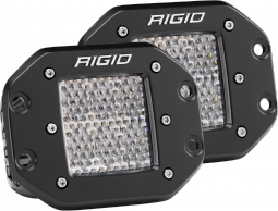 Rigid 512513 Diffused Flush Mount Pair D-Series Pro