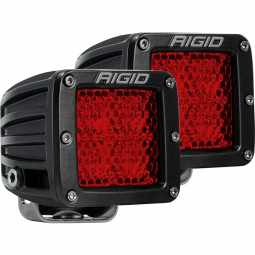 Rigid 90153 Diffused Rear Facing High/Low Surface Mount Red Pair D-Series Pro