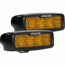 Rigid 90161 Diffused Rear Facing High/Low Surface Mount Amber Pair SR-Q Pro