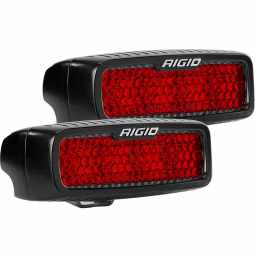 Rigid 90163 Diffused Rear Facing High/Low Surface Mount Red Pair SR-Q Pro