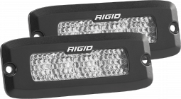 Rigid 925513 Driving Diffused Black Flush Mount Pair SR-Q Pro
