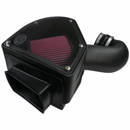 S&B Filters 75-5090 Cold Air Intake For 94-02 Dodge Ram 2500 3500 5.9L Cummins Cotton Cleanable Red
