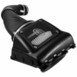 S&B Filters 75-5108D Cold Air Intake For 11-16 Ford F250 F350 V8-6.2L Dry Dry Extendable White