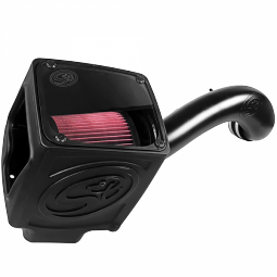 S&B Filters 75-5110 Cold Air Intake For 16-19 Silverado Sierra 2500 3500 6.0L Cotton Cleanable Red