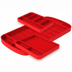 S&B Filters 80-1001 Tool Tray Silicone 3 Piece Set Color Red
