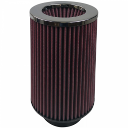 S&B Filters KF-1024 Air Filter For Intake Kits 75-2556-1 Oiled Cotton Cleanable Red