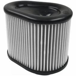 S&B Filters KF-1061D Air Filter For Intake Kits 75-5074 Dry Extendable White
