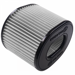 S&B Filters KF-1068D Air Filter For Intake Kits 75-5021 Dry Extendable White