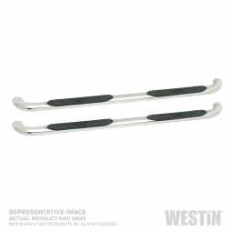 Westin 21-4130 Platinum 4 Oval Step Bar Fits 19-20 Sierra 1500 Silverado 1500